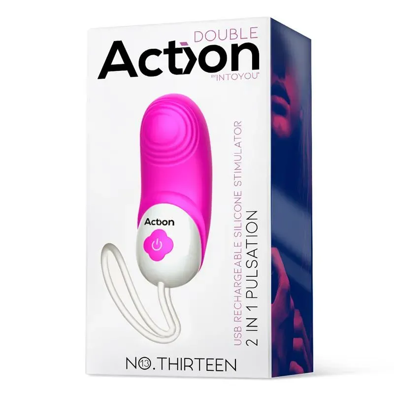 ACTION No. Thirteen G-piste-vibraattori 2-in-1