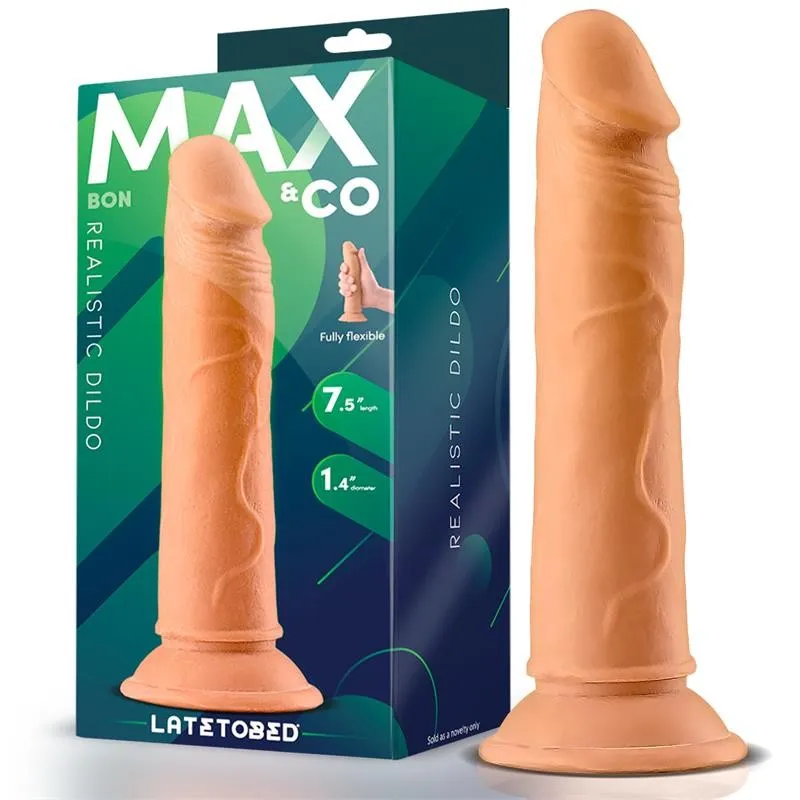 Bon Realistic Dildo iminapaga 7.5" Flesh