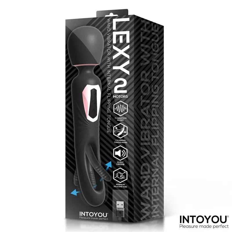 INTOYOU Lexy wand-vibraattori kielellä