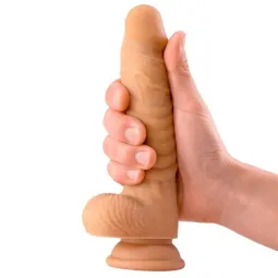 Deek Realistic Dildo with Testivles 7.6" Flesh