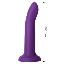 Väriä vaihtava dildo, violetista pinkiksi, 21 cm | Noks.fi
