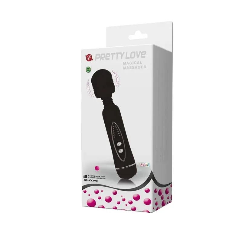PRETTYLOVE Magic Massager Black hierontasauva