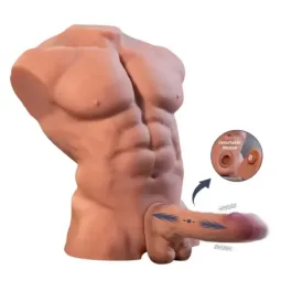 XISE Fitter torso dildolla ja työntötoiminnolla