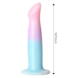 Värisevä dildo imukupilla, väriliuku, 17 cm | Noks.fi